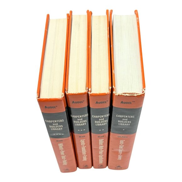 Audel Carpenter and Builders Library Lot 4 Vol 1 2 3 4 Book 1977 4th Ed - Picture 5 of 16